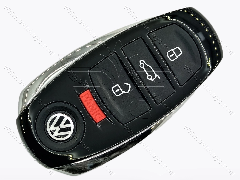 Смарт ключ Volkswagen Touareg, 315Mhz, 7P6 959 754 AR, PCF7945АС, Keyless Go, OEM