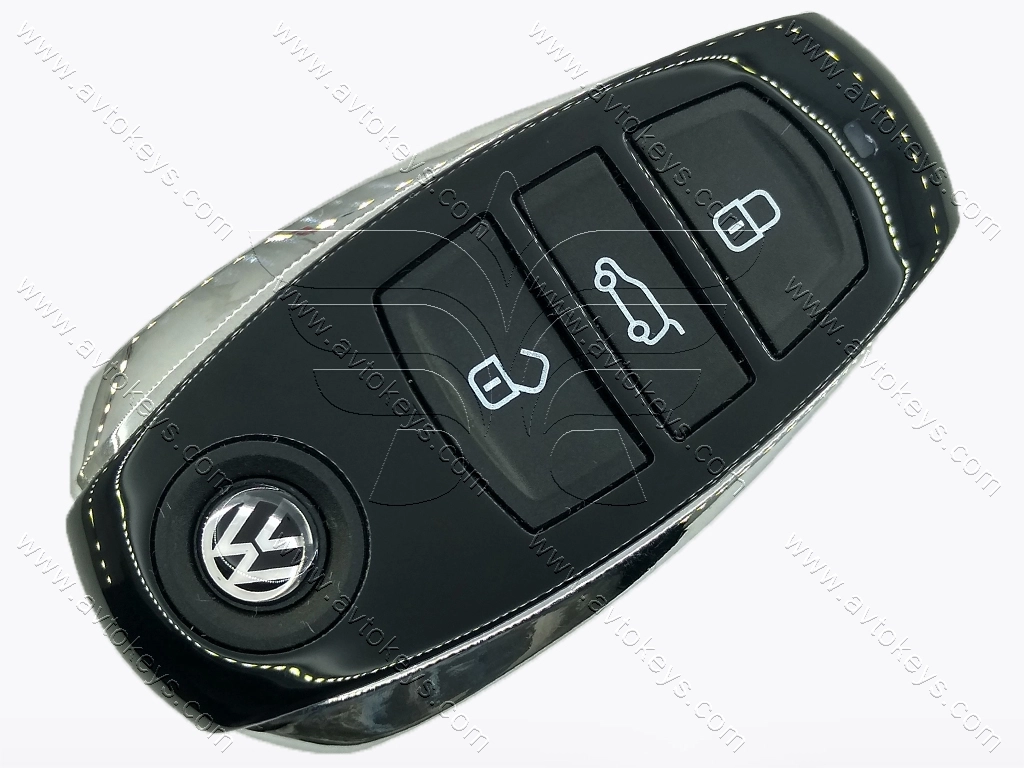Смарт ключ Volkswagen Touareg, 868Mhz, 7P6 959 754 AP, PCF7945A / Hitag VAG, 3 кнопки, Remote