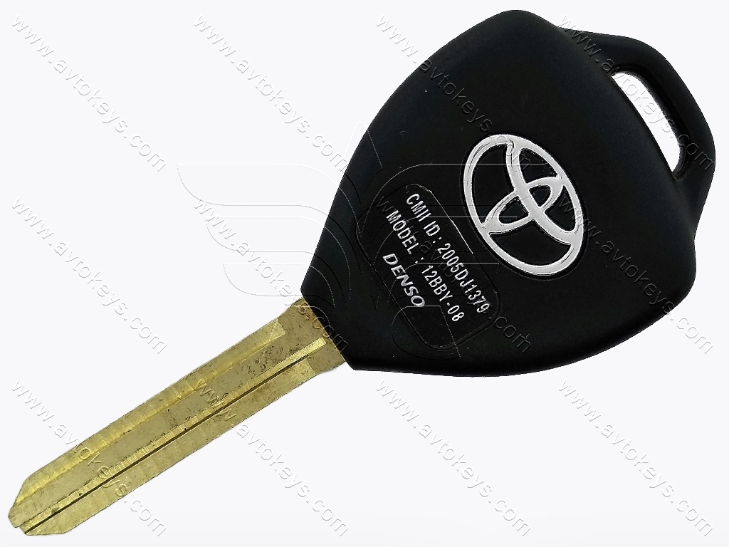 Ключ Toyota Rav4, 433 Mhz, 4D-67, 2 кнопки, лезо TOY43 — изображение 2