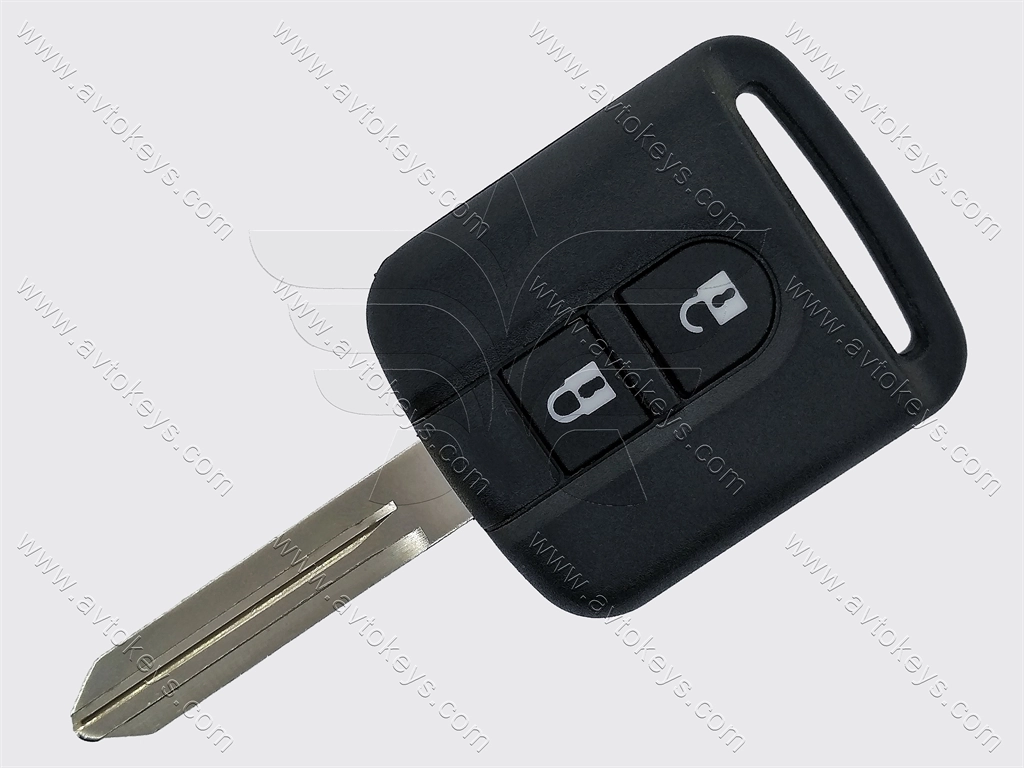 Ключ Nissan Qashqai, Micra, Pathfinder, 433 Mhz, 5WK4-876, PCF7946A/ Hitag 2/ ID46, 2 кнопки, лезо NSN14 - Зображення 3