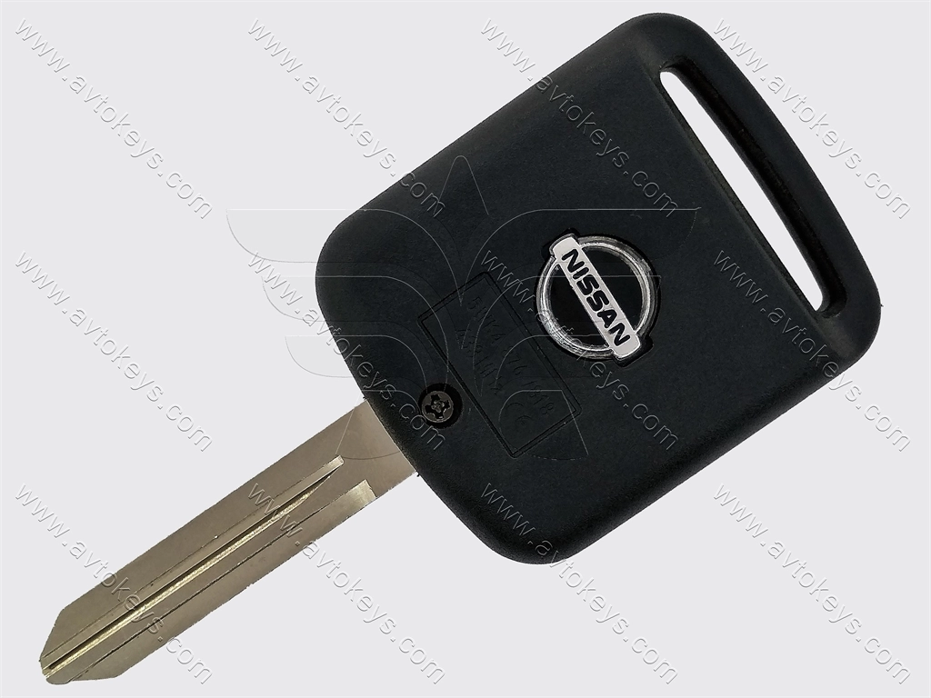Ключ Nissan Qashqai, Micra, Pathfinder, 433 Mhz, 5WK4-876, PCF7946A/ Hitag 2/ ID46, 2 кнопки, лезо NSN14 - Зображення 2