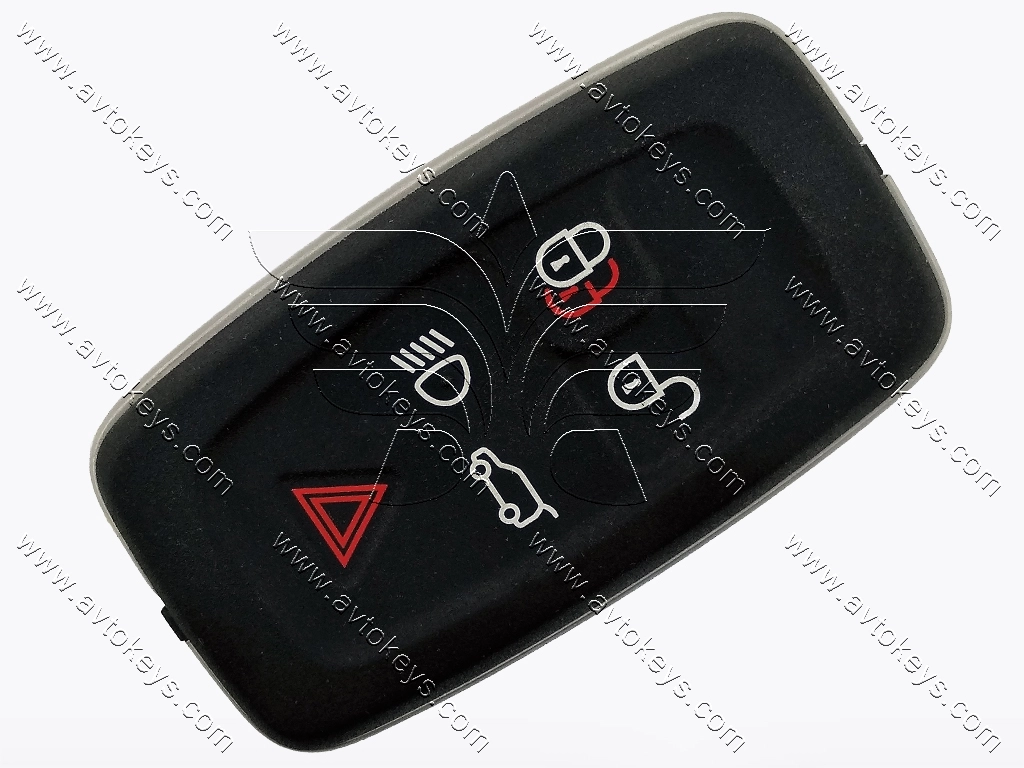 Смарт ключ Land Rover Discovery 4, Range Rover, 433 Mhz, KOBJTF10A, PCF7953, 4+1 кнопки