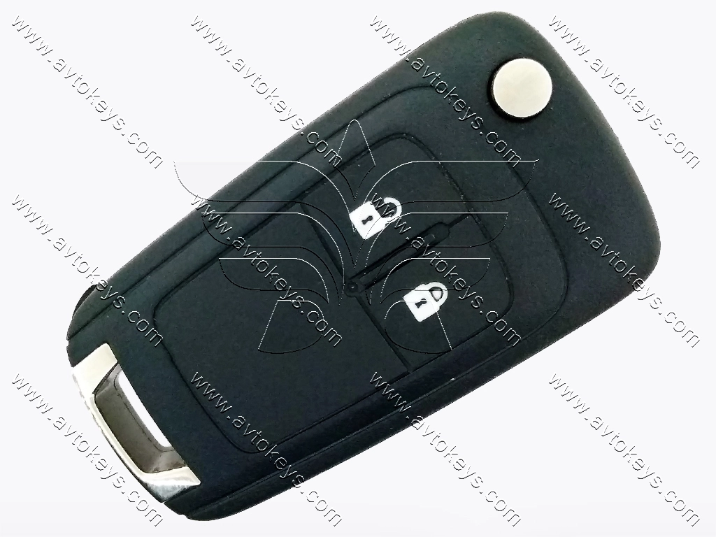 Викидний ключ Opel Insignia, Corsa, Astra та інші, 433 Mhz, 5WK50079, PCF7937E/ Hitag 2/ ID46, 2 кнопки, лезо HU100, OEM — изображение 4