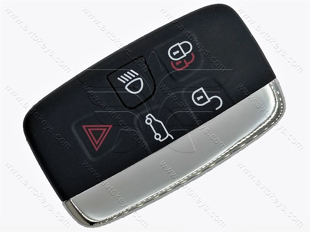 Смарт ключ Land Rover Discovery, KOBJTF10A, 433 Mhz, PCF7953P/ Hitag Pro/ ID49, 4+1 кнопки