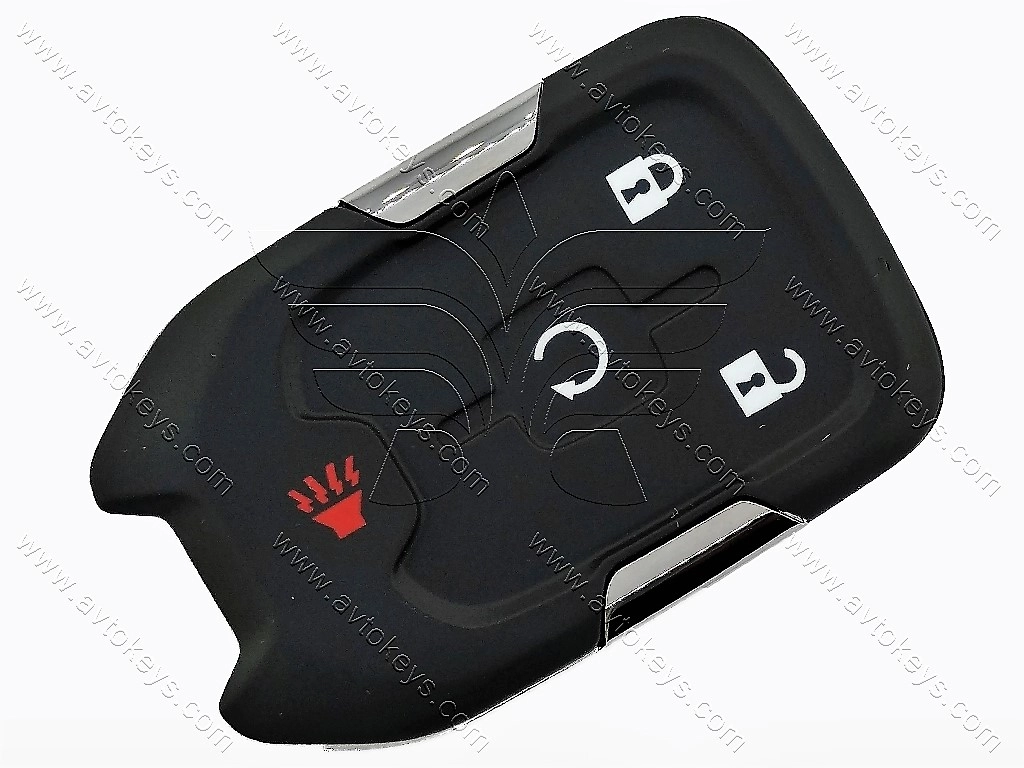 Смарт ключ GMC Acadia, Terrain, 433 Mhz, HYQ1EA, PCF7937/ ID46, 3+1 кнопки