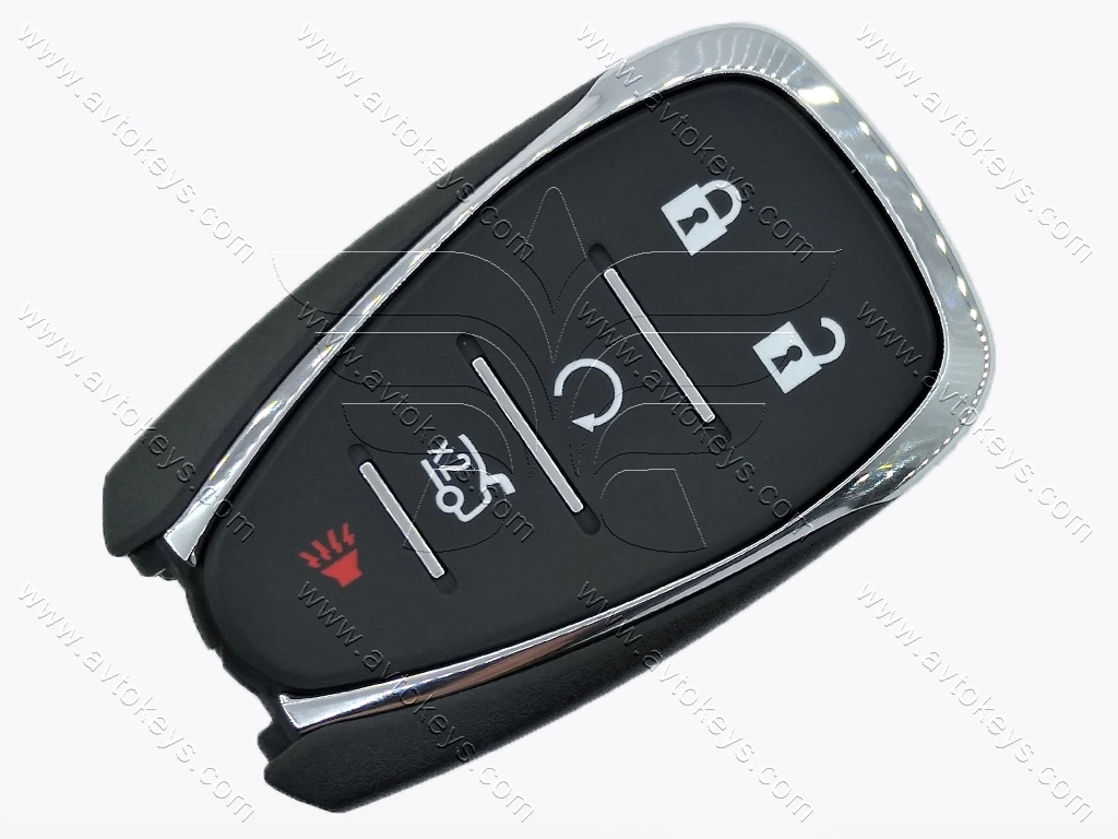 Смарт ключ Chevrolet Camaro, Malibu, Cruze, 433 Mhz, HYQ4EA, NCF2951E/ Hitag 2/ PCF7937E, 4+1 кнопки, OEM