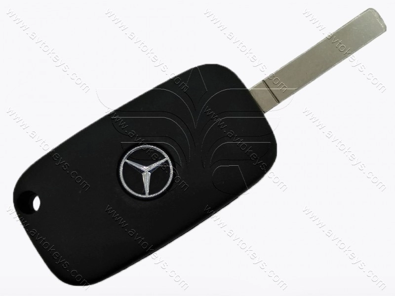 Викидний ключ Mercedes Citan, 433 Mhz, PCF7961A/ Hitag 2/ ID46, 3 кнопки, лезо VA2