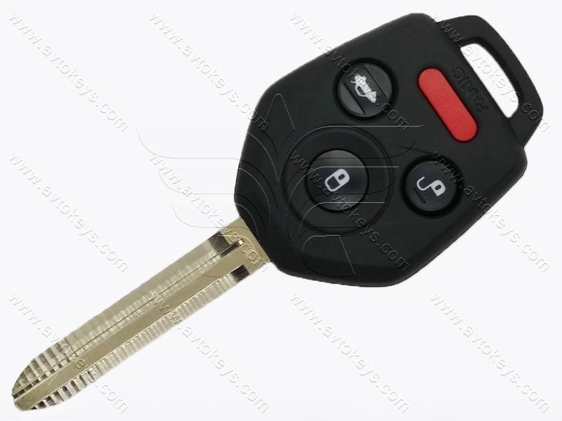 Ключ Subaru Legacy, Outback, 433 Mhz, CWTB1G077, ID4D-60 80 bit/ G-chip, 3+1 кнопки, лезо TOY43R