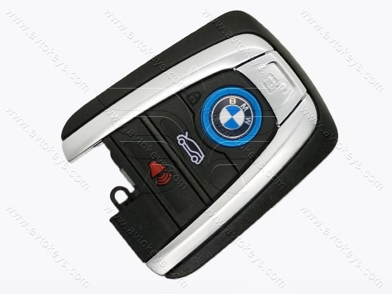 Смарт ключ Bmw I3, 433 Mhz, NBGIDGNG1, PCF7953P/ Hitag Pro / ID49, 3+1 кнопки, Keyless GO (FEM)