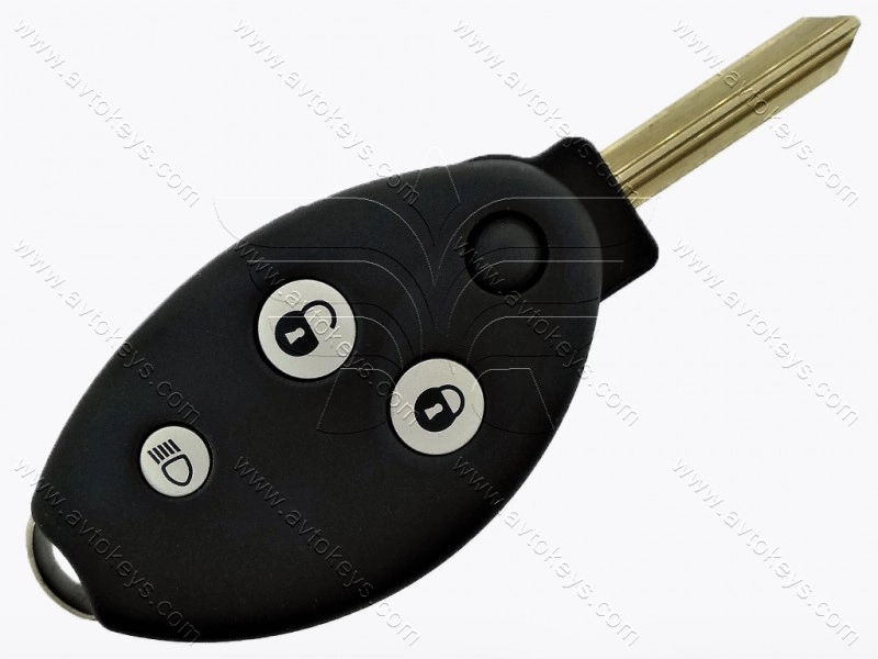 Викидний ключ Citroen C5 Facelift, 433 Mhz, D1644200 Delphi, PCF7936/ ID46, 3 кнопки, лезо SX9