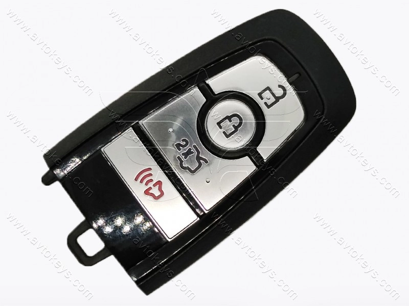 Смарт ключ Ford Mustang, 315 Mhz, M3N-A2C931423, PCF7953P/ Hitag Pro/ ID49, 3+1 кнопки