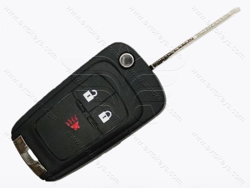Викидний ключ Chevrolet Spark, 315 Mhz, A2GM3AFUS03, PCF7937E/ Hitag 2/ ID46, 2+1 кнопки, лезо DWO4
