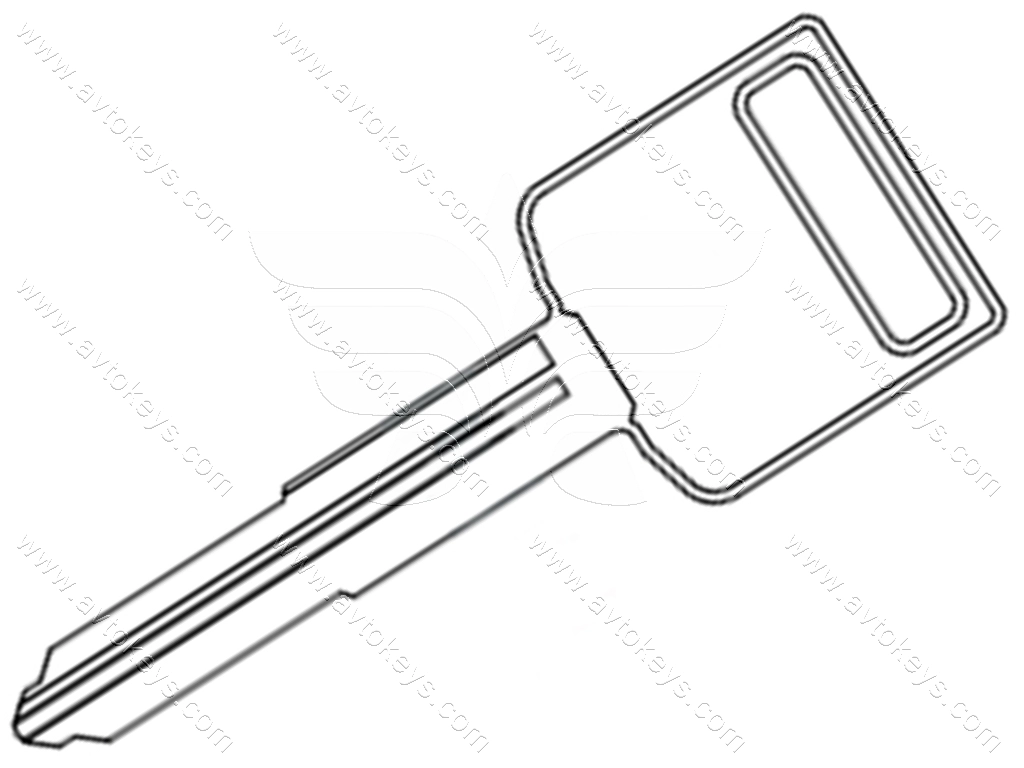 Заготовка ключа Suzu-12D China
