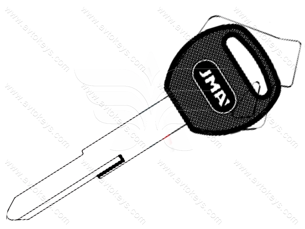 Заготовка ключа SUZU-21P JMA