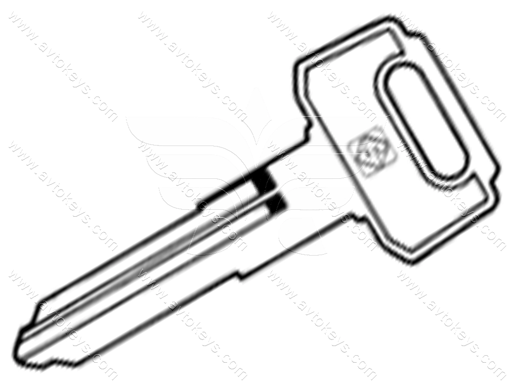 Заготовка ключа SZ10R Silca