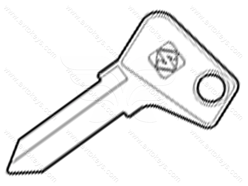 Заготовка ключа TB3 Silca