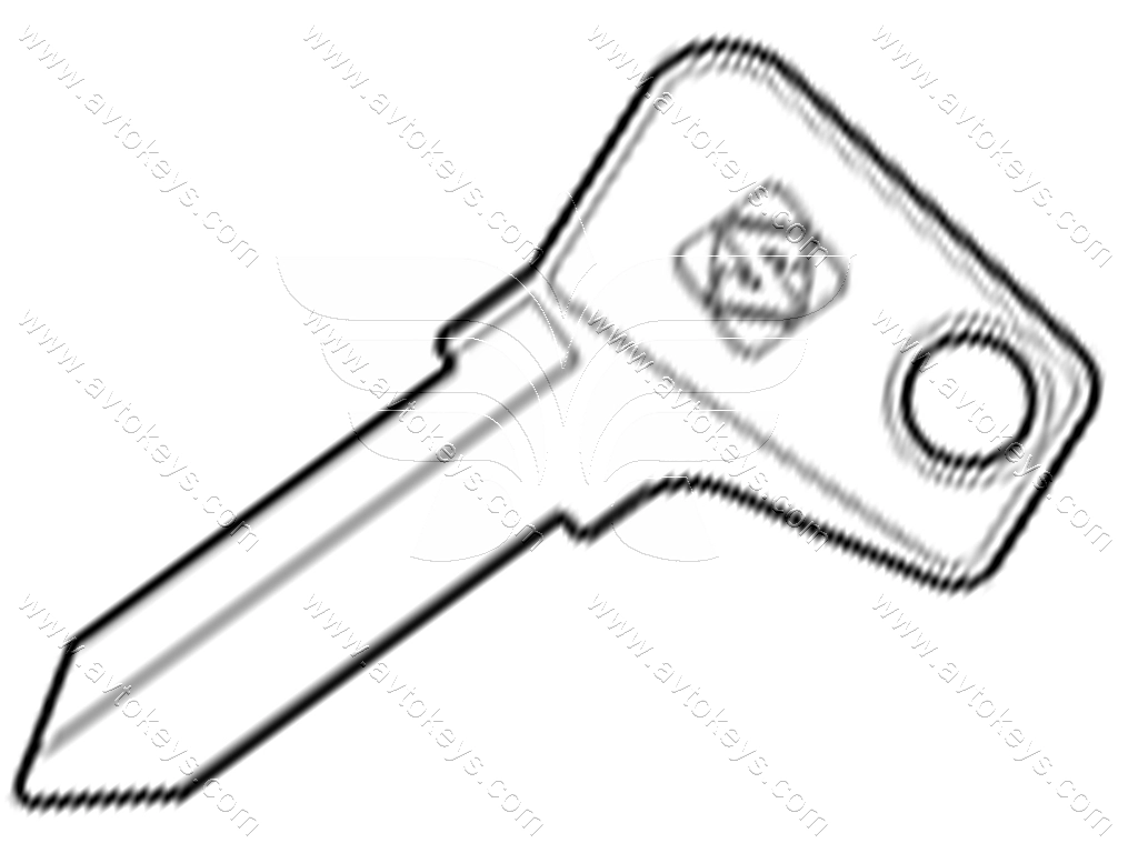 Заготовка ключа TB3R Silca