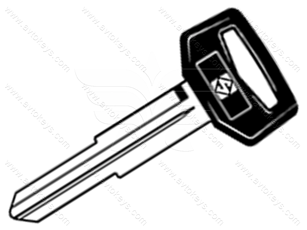 Заготовка ключа TOY36P Silca