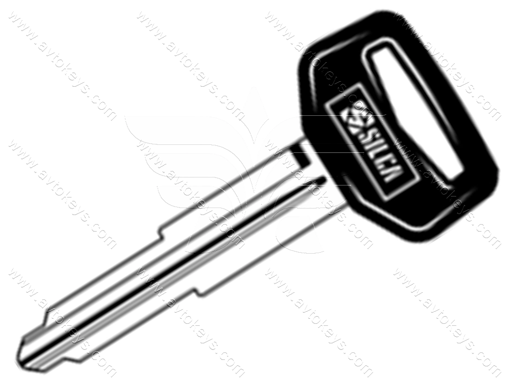 Заготовка ключа TOY37P Silca