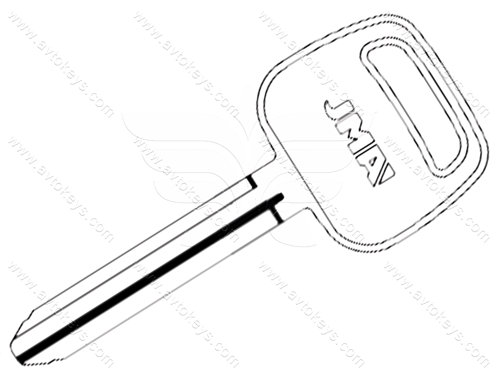 Заготовка ключа TOYO-15 JMA