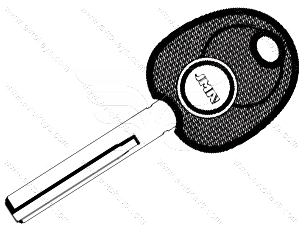 Корпус ключа з місцем під чіп Hyundai, Kia, лезо TP00HY-19P1 JMA