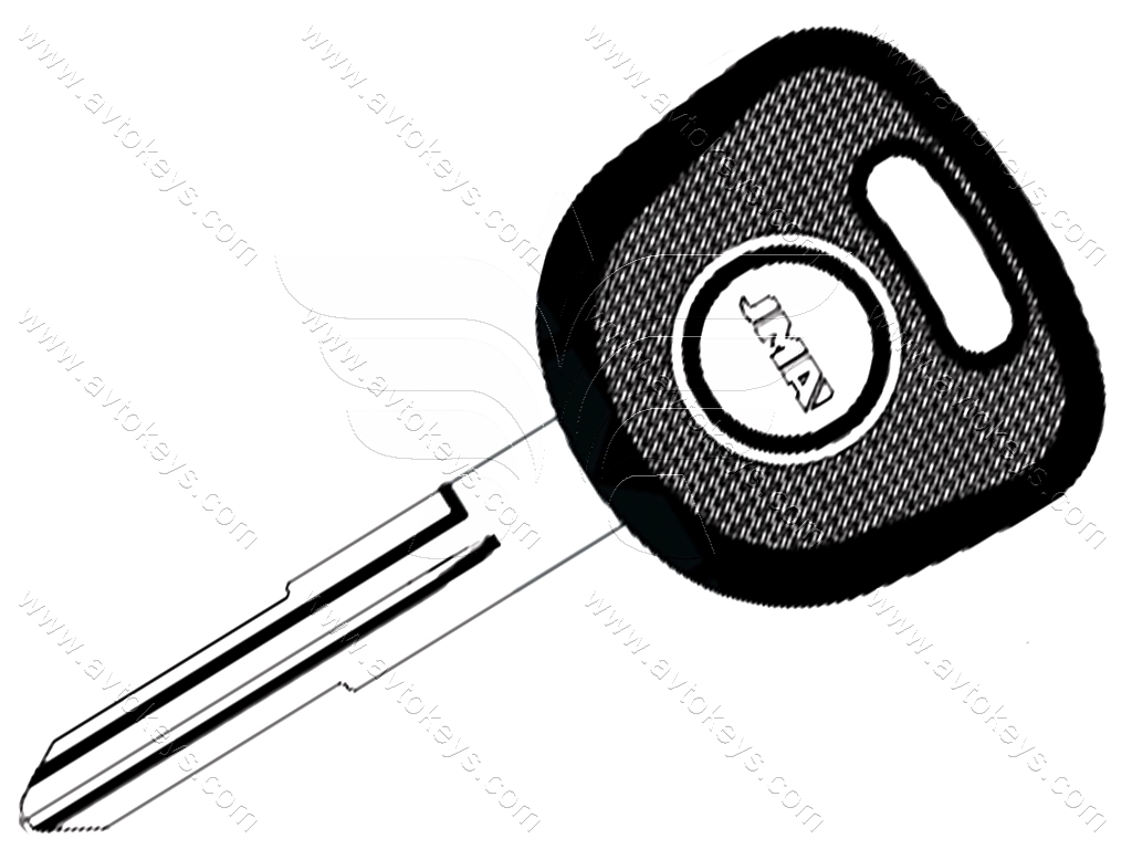 Корпус ключа з місцем під чіп KIA, лезо TP00KI-2DP JMA