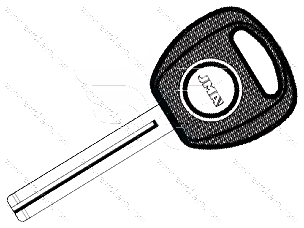 Корпус ключа з місцем під чіп KIA, TP00KI-9P JMA