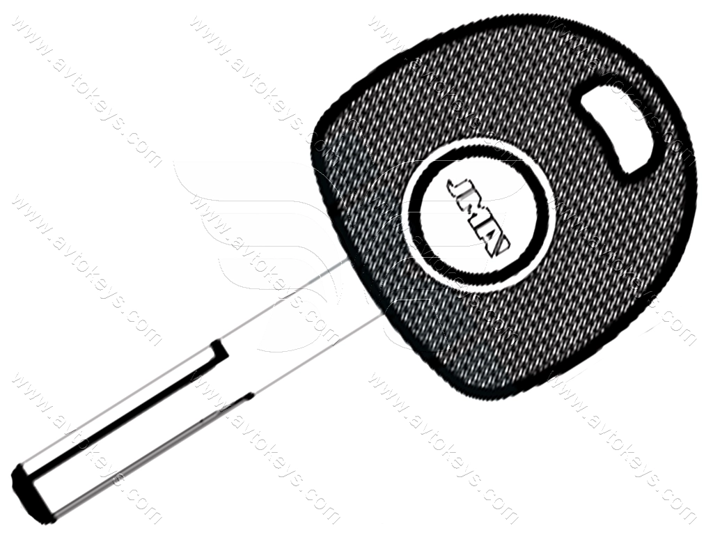 Корпус ключа з місцем під чіп Opel, TP00OP-WHP JMA