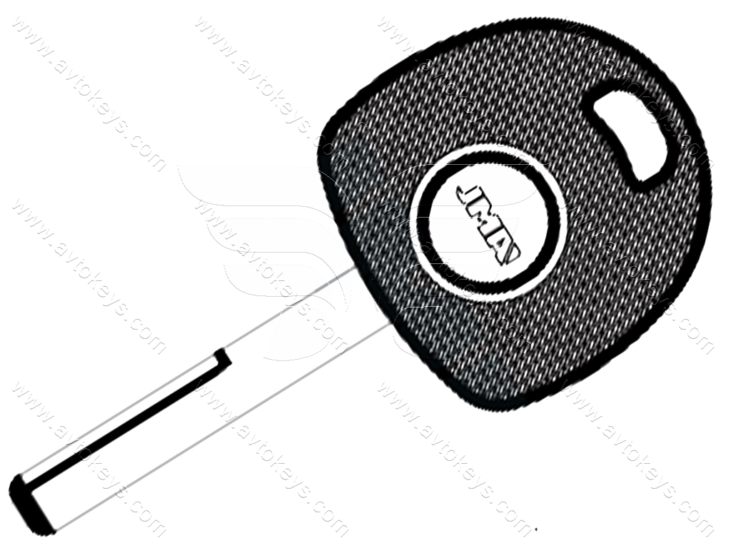 Корпус ключа з місцем під чіп Opel, TP00OP-WYP JMA