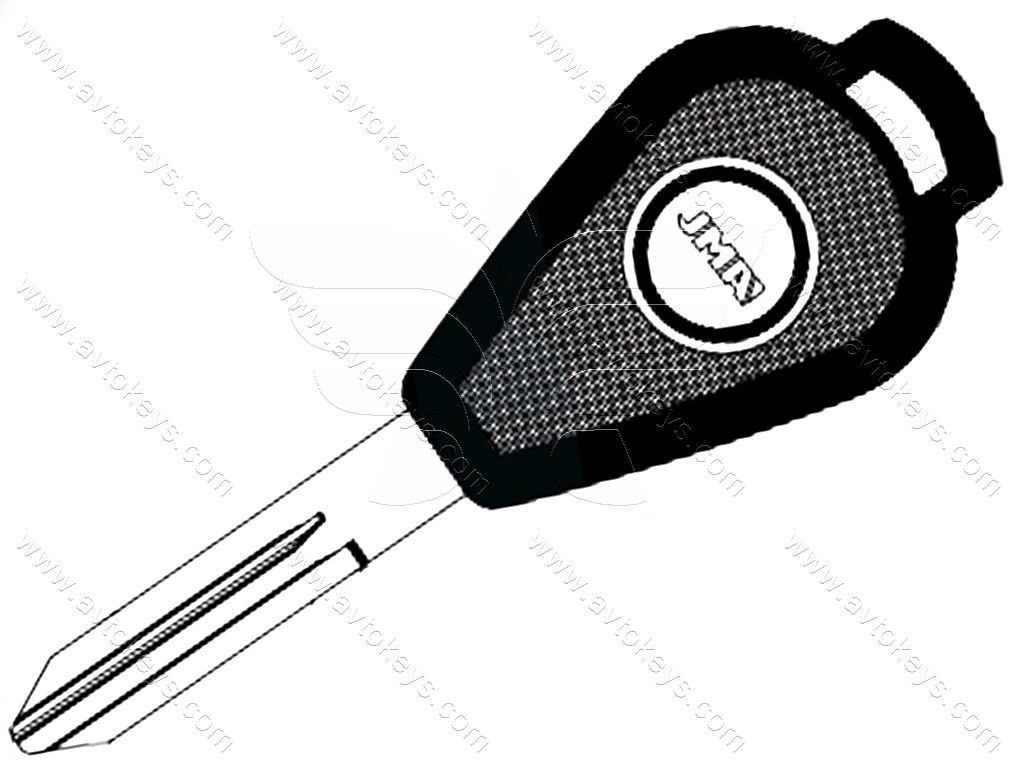 Корпус ключа з місцем під чіп Subaru, TP00SUB-3P2 JMA