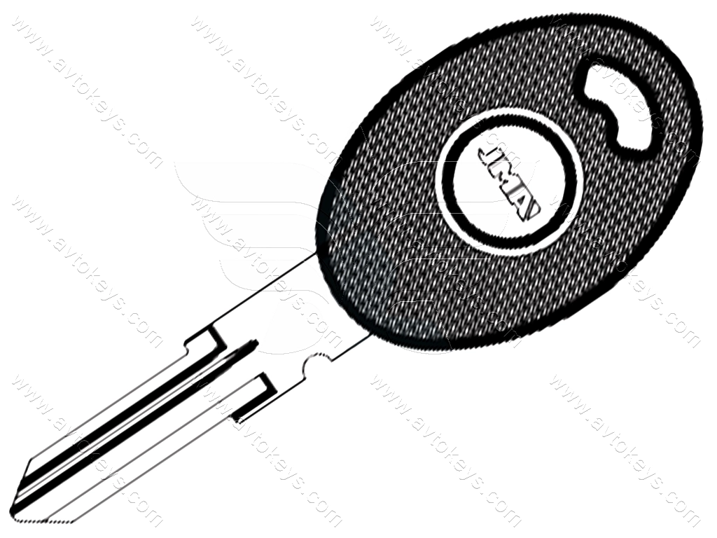 Корпус ключа з місцем під чіп Tata, TP00TAT-1DP2 JMA