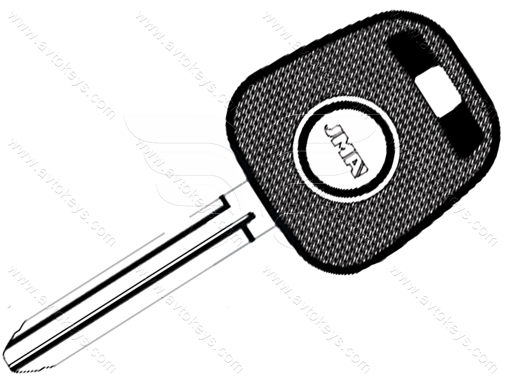 Корпус ключа з місцем під чіп Toyota, TP00TOYO-15P JMA