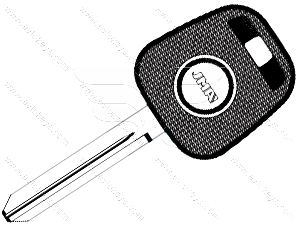 Корпус ключа з місцем під чіп Toyota, TP00TOYO-19P JMA