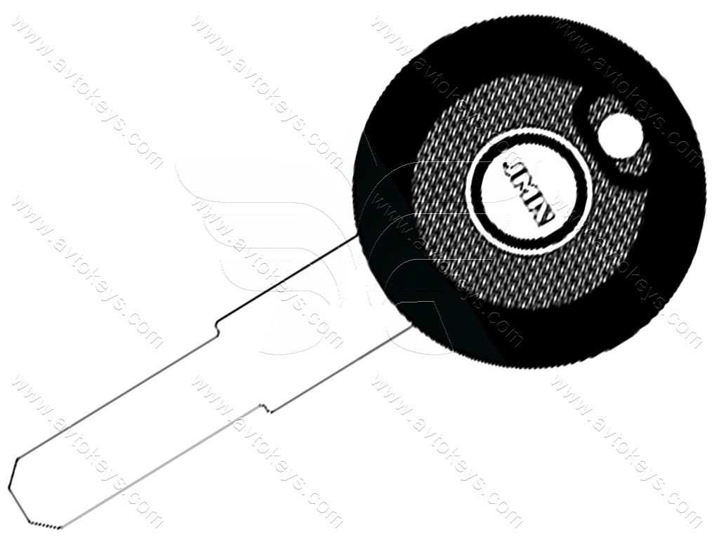 Корпус ключа з місцем під чіп Zadi(Cycles), TP00ZA-14P JMA