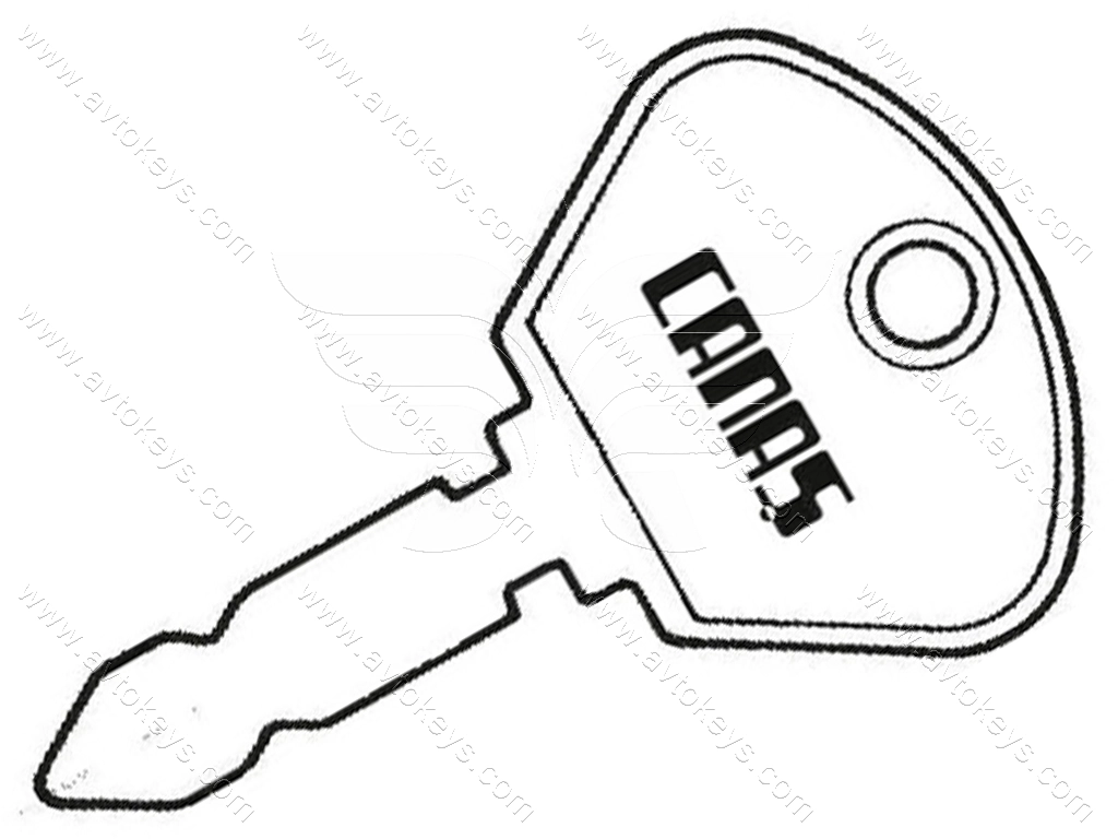 Заготовка ключа TT 3 Canas