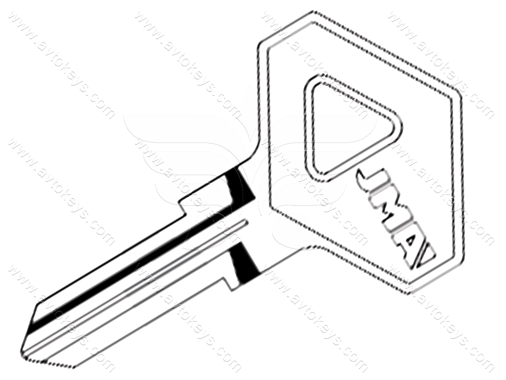 Заготовка ключа VA-10 JMA