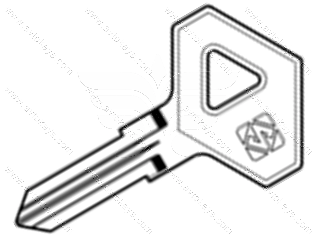 Заготовка ключа VAC59 Silca