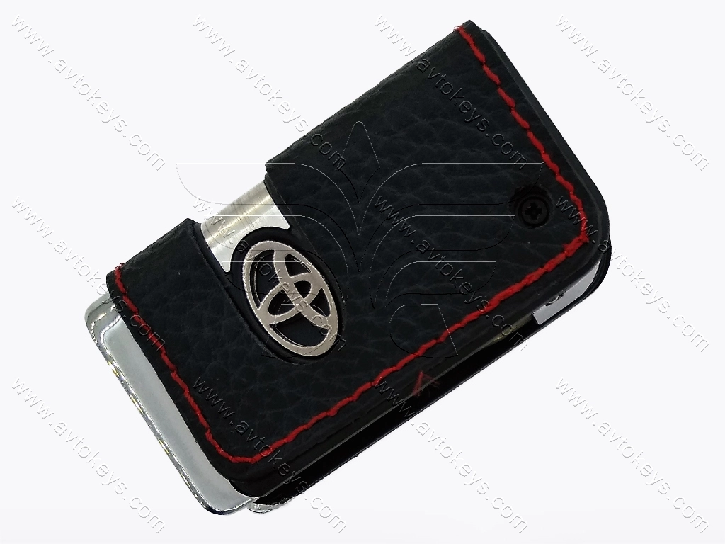 Корпус викидного ключа Toyota Land Cruiser 200, Corolla, 2 кнопки, лезо TOY43, під переробку - Зображення 5