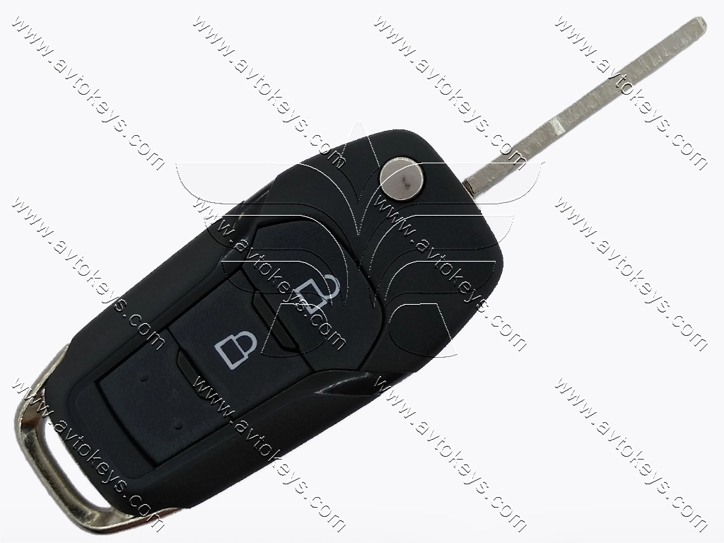 Корпус викидного ключа Ford Ranger, Mondeo, 2 кнопки, лезо HU101