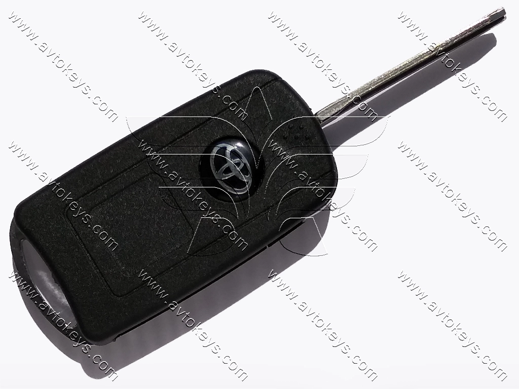 Корпус викидного ключа Toyota, 3 кнопки, лезо TOY43, під переробку - Зображення 2