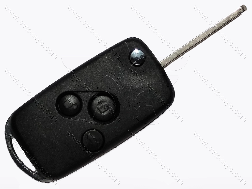 Корпус викидного ключа Honda Accord, Pilot, Civic, Odyssey та інші, 3 кнопки, під переробку