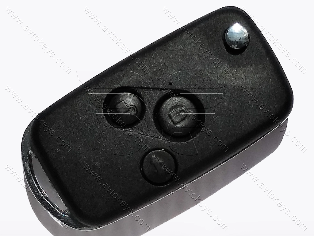 Корпус викидного ключа Honda Accord, Pilot, Civic, Odyssey та інші, 3 кнопки, під переробку - Зображення 2