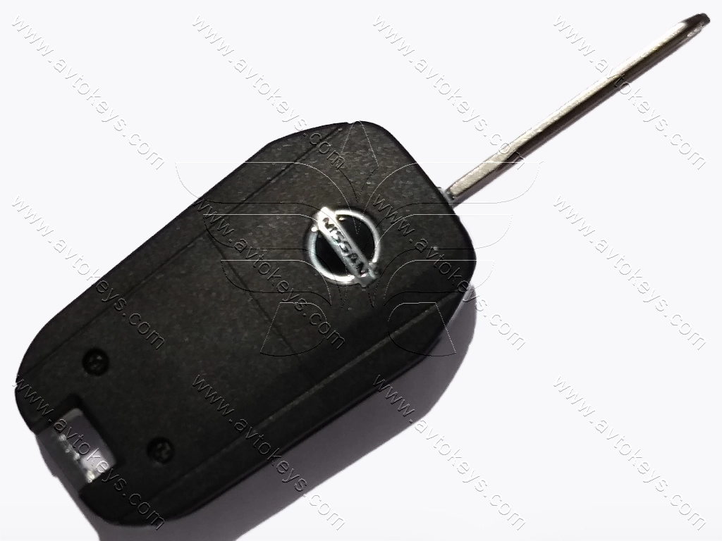 Корпус викидного ключа Nissan Juke та інші, 2 кнопки, лезо NSN14, під переробку — изображение 2