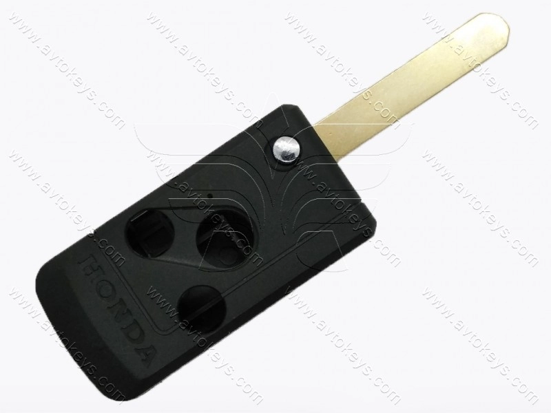 Корпус викидного ключа Honda Accord, Pilot, Civic, Odyssey та інші, 3 кнопки, під переробку, тип 2