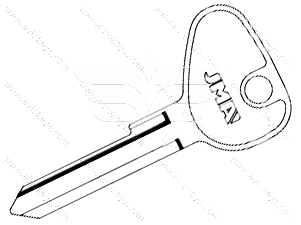 Заготовка ключа VO-M JMA
