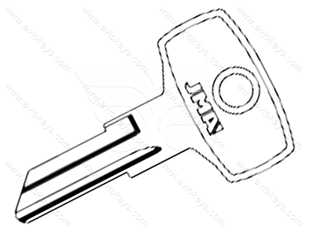 Заготовка ключа VOL-2D JMA