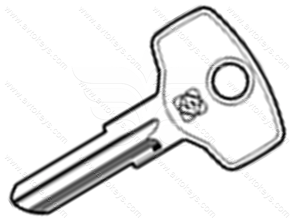 Заготовка ключа VOL1R Silca