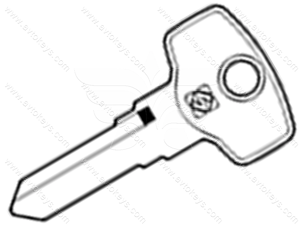 Заготовка ключа VOL3R Silca