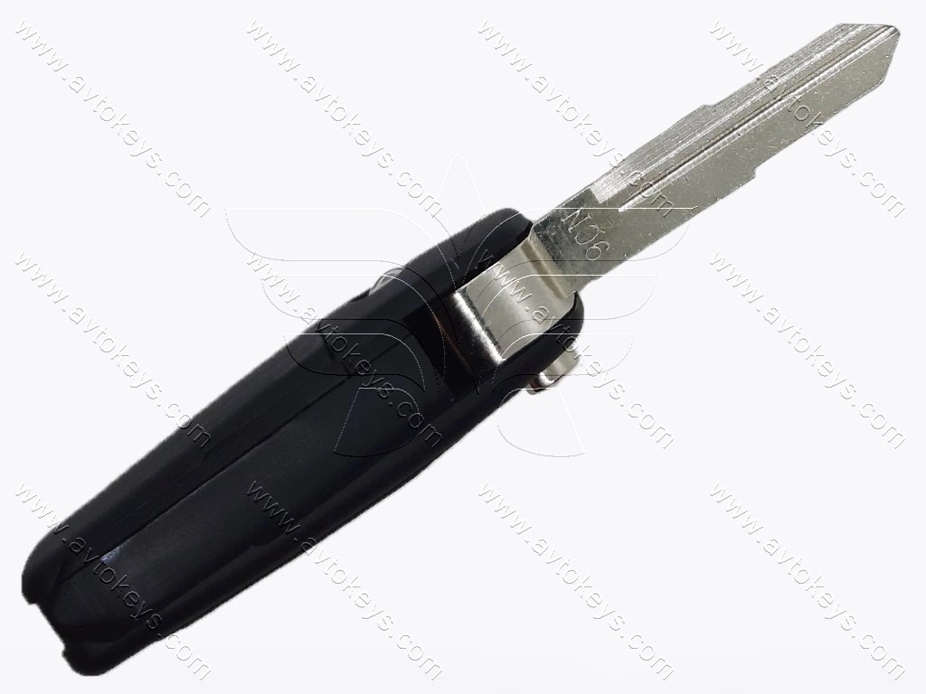 Викидний ключ Chery M11 (A3), Elara (A5), Tiggo (T11), 433 Mhz, ID40, 2 кнопки, лівостороннє лезо — изображение 3