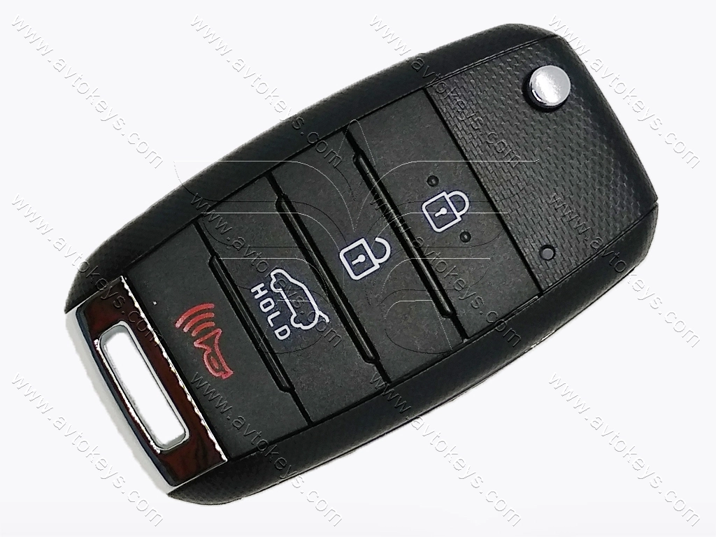 Викидний ключ Kia Soul, 433 Mhz, OSLOKA-875T (PS), 3+1 кнопки, лезо TOY49, OEM